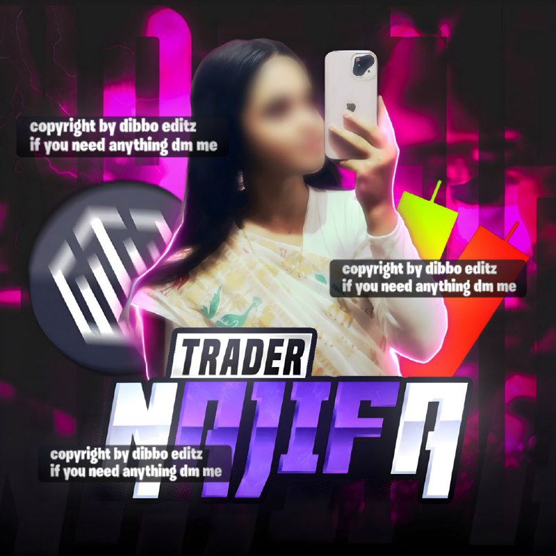 Custom Neon-Style Personal Branding Profile Avatar