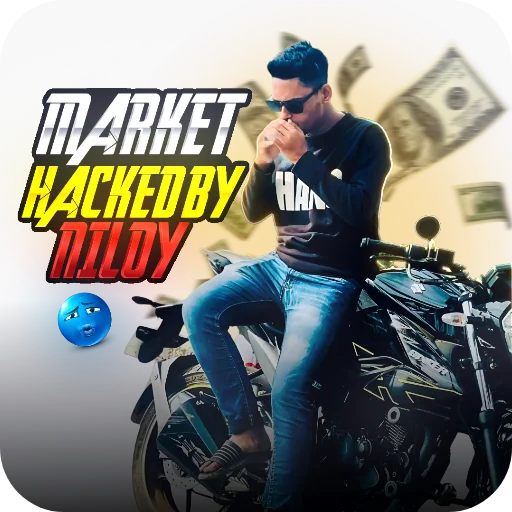 Market Hacked by Niloy Sticker Design
