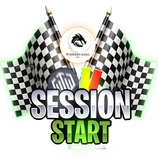 Binary King Session Start Sticker