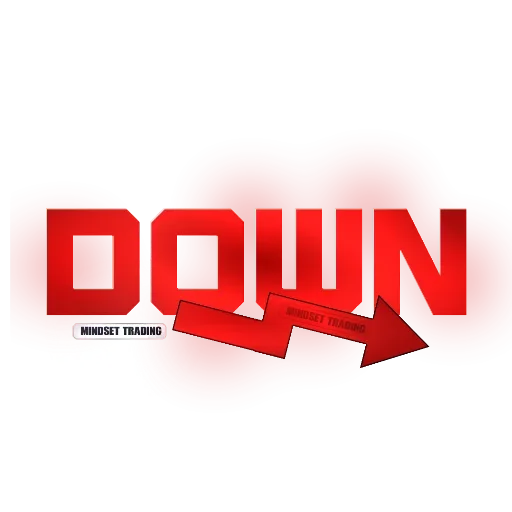 Mindset Trading Down Sticker