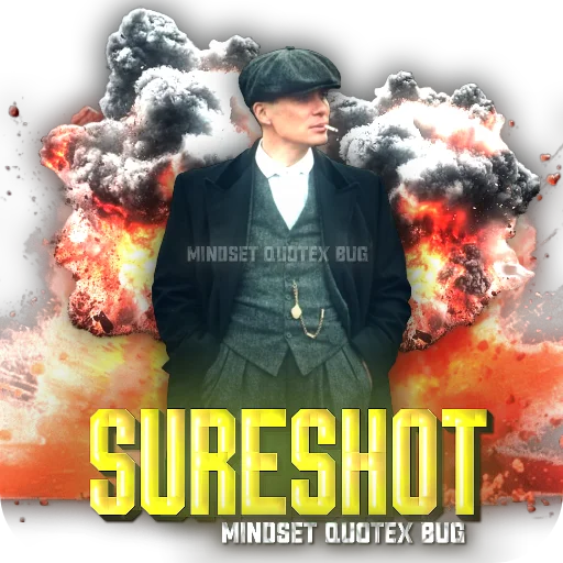 Sureshot Mindset Quotex Bug Sticker