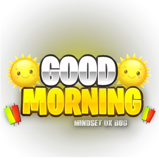 Good Morning Mindset Sticker