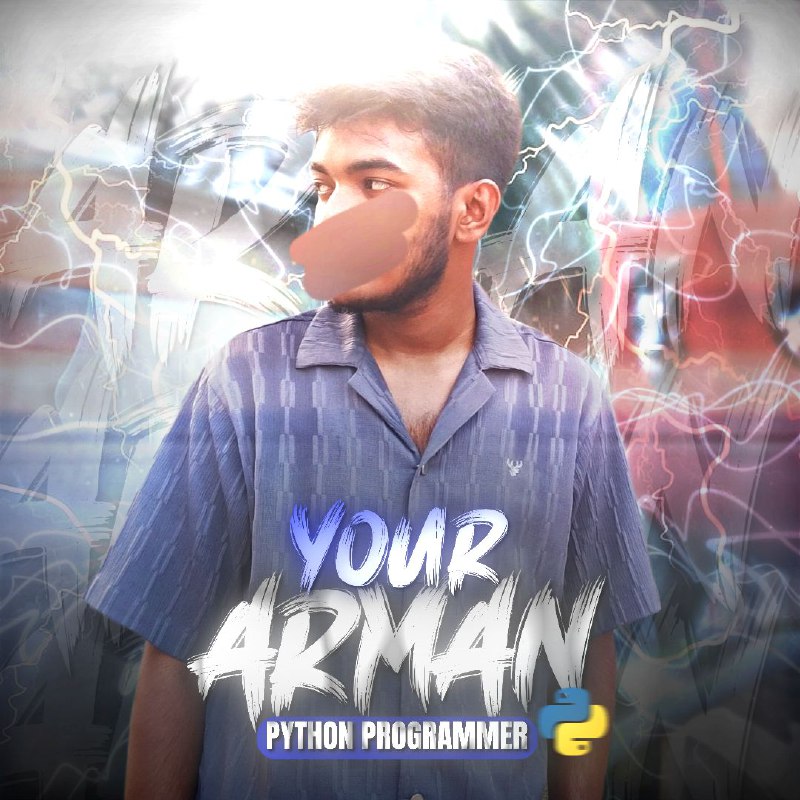 Your Arman Python Programmer Profile Design