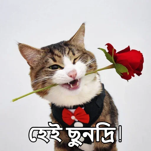 Hey Sundari Cat Sticker