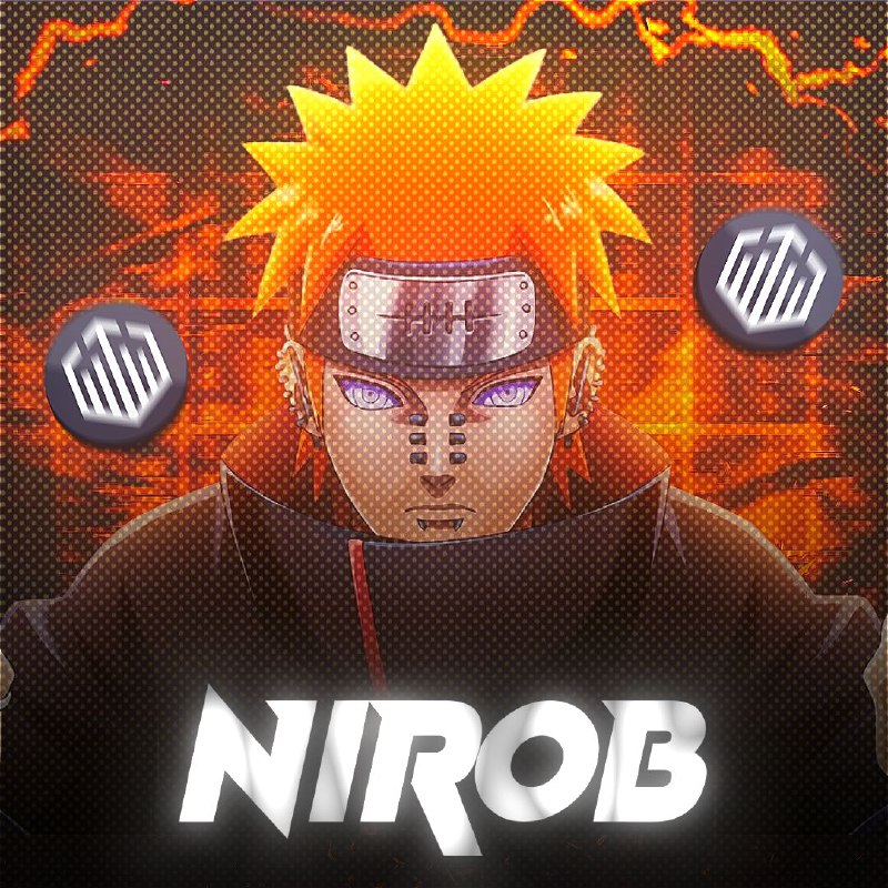 Nirob Anime Style Logo Design