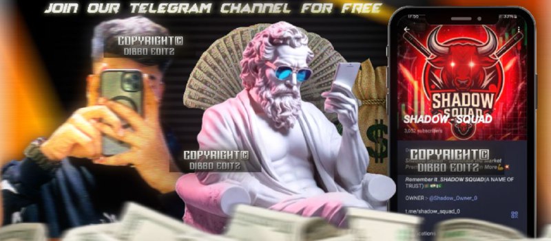 Shadow Squad Telegram Channel Promotional Banner